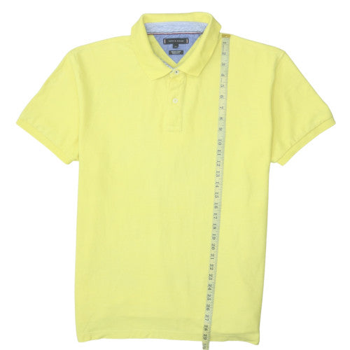 Tommy Hilfiger Men's Yellow Cotton Polo Shirt XXL Regular Fit