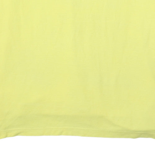 Tommy Hilfiger Men's Yellow Cotton Polo Shirt XXL Regular Fit