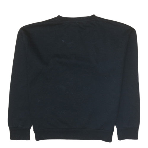 Disney Women Black Sweatshirt M Mickey & Friends Graphic Crew Neck