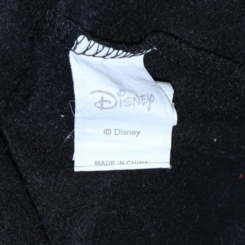 Disney Women Black Sweatshirt M Mickey & Friends Graphic Crew Neck