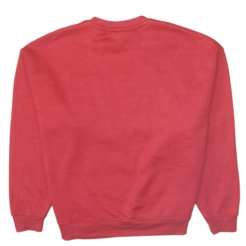 NBA Chicago Bulls Red Crew Neck Sweatshirt Women XS Fleece Cotton Blend