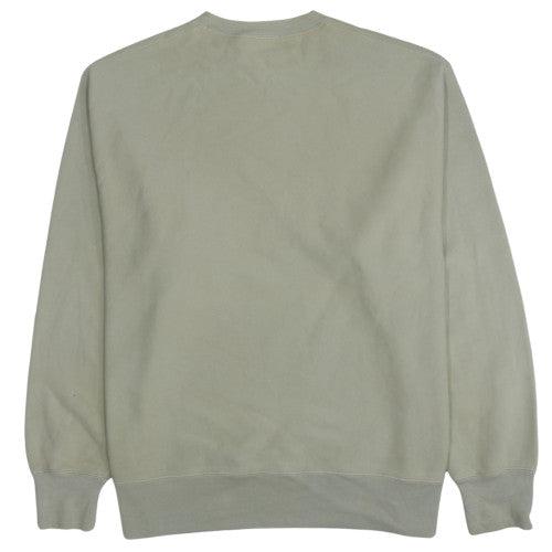 Champion Men Khaki XL Sweatshirt Cotton Blend Classic Fit