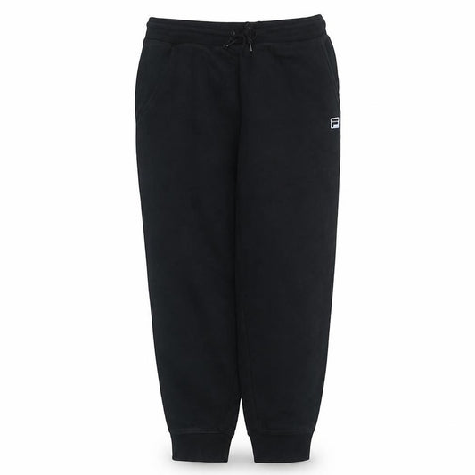 Fila Men’s Black Jogger Trousers L Regular Fit Fleece Casual