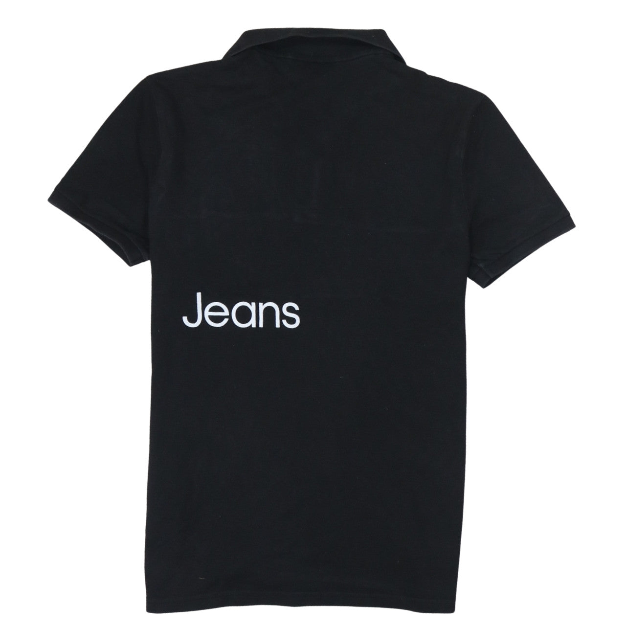 Calvin Klein Jeans Men's Black Colourblock Cotton Polo M