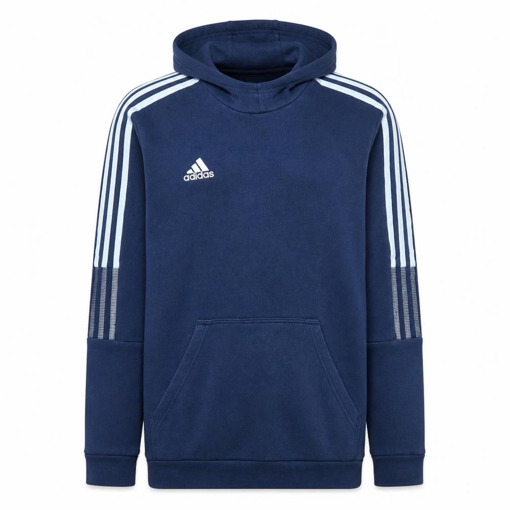 Adidas Men's Blue Pullover Hoodie Size L Fleece Sportswear