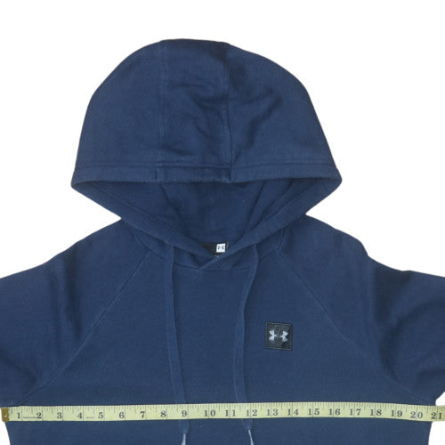 Under Armour Men's Blue Pullover Hoodie Size S Regular Fit Fleece