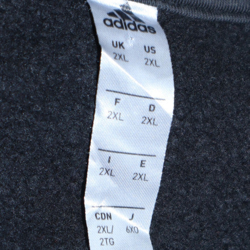 Adidas Men's Black 2XL Pullover Crew Neck Sports Sweatshirt