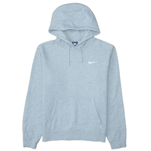 Nike Men's Grey Pullover Hoodie M Regular Fit Fleece Sweatshirt