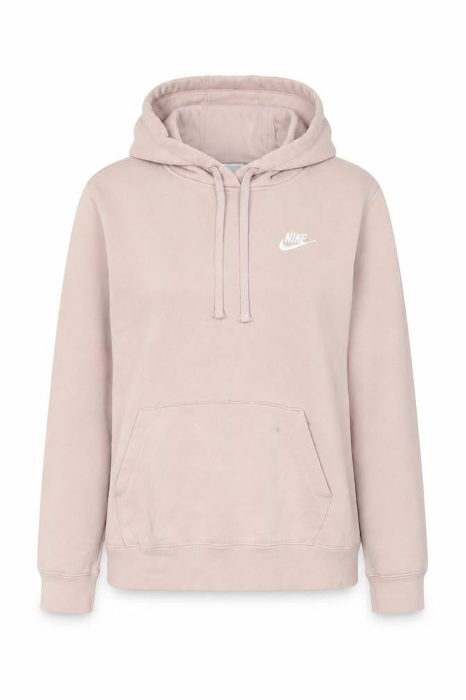 Nike Womens Pink Pullover Hoodie Medium Relaxed Fit Sweatshirt