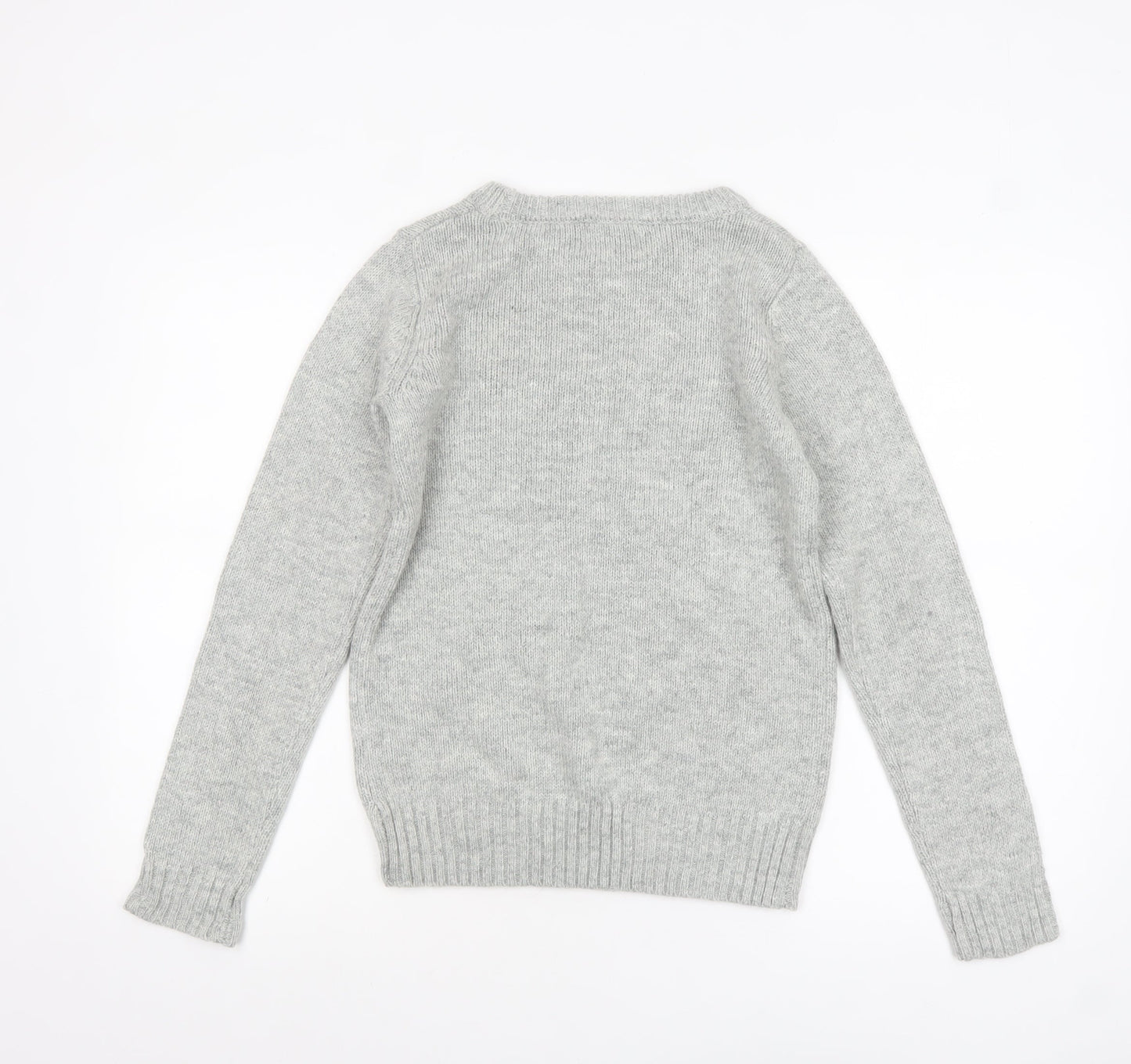 Apricot Womens Grey Penguin Knit Jumper UK 8 Pullover Casual Winter