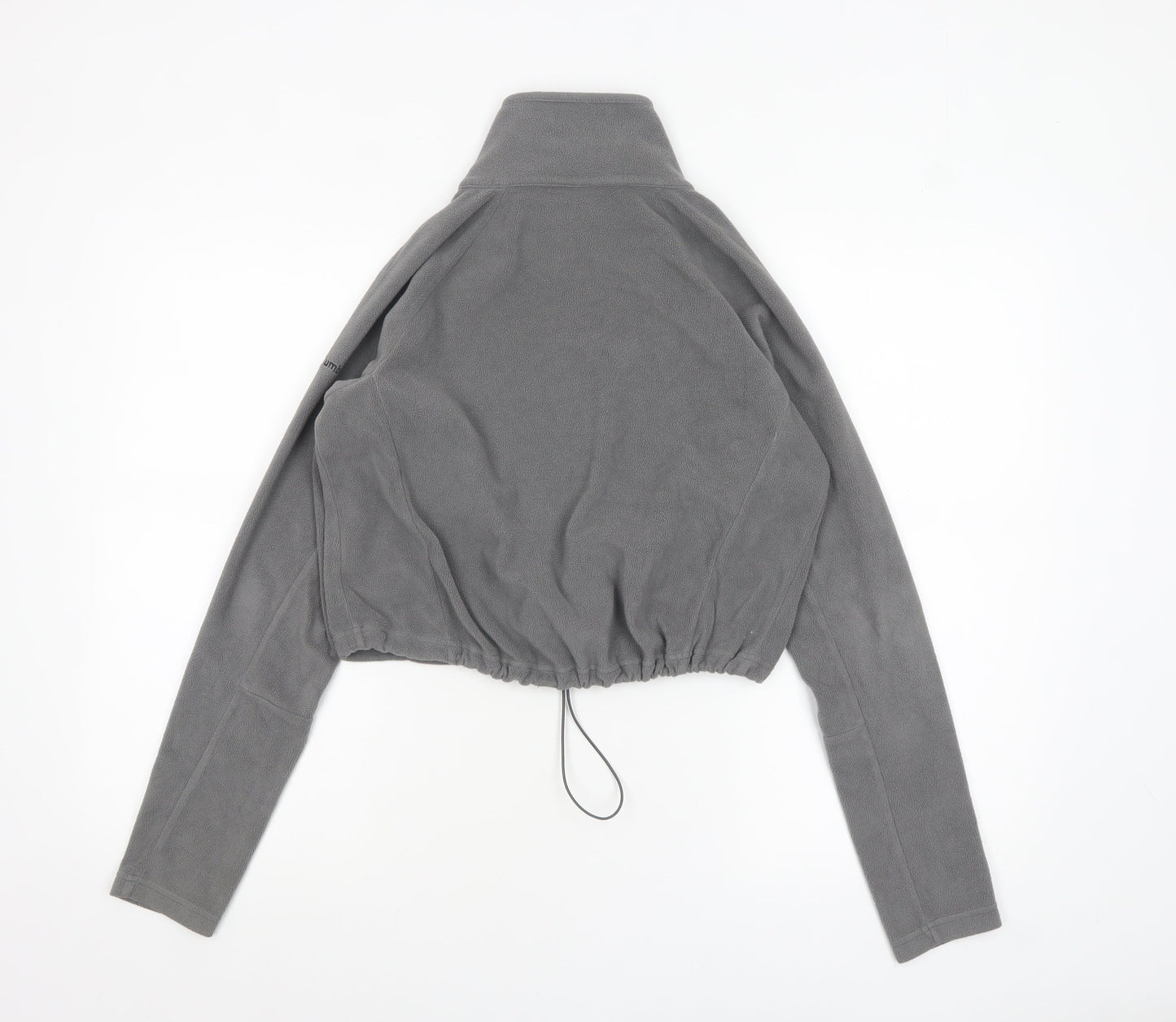Columbia Women’s Grey Fleece Pullover Sweatshirt Small 1/2 Zip Warm