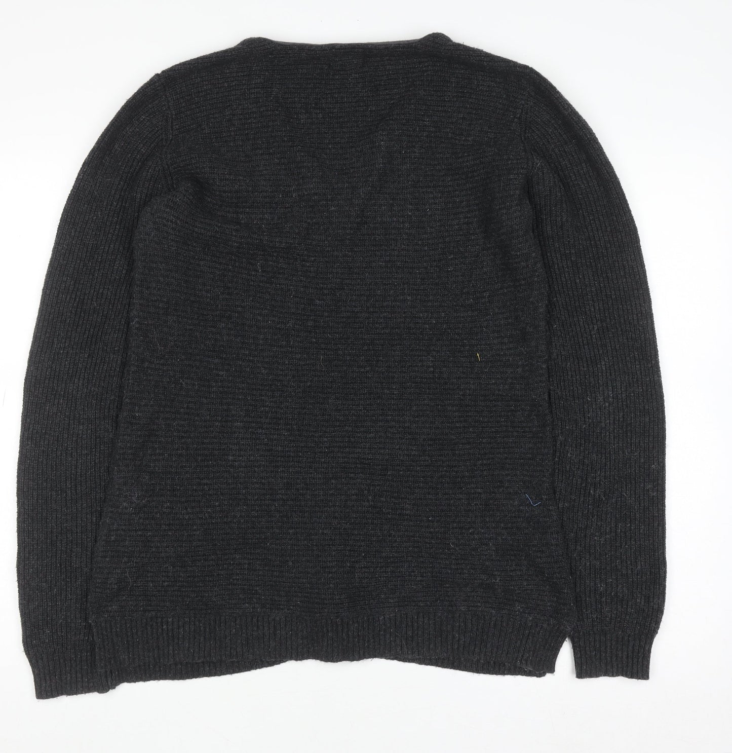 Fat Face Womens Black V-Neck Knit Jumper Size 10