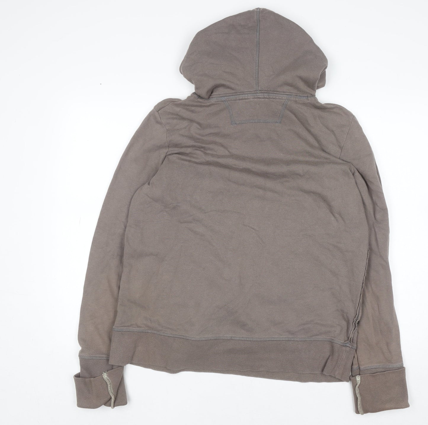 Next Women Brown Graphic Pullover Hoodie Size 18 Cotton Blend