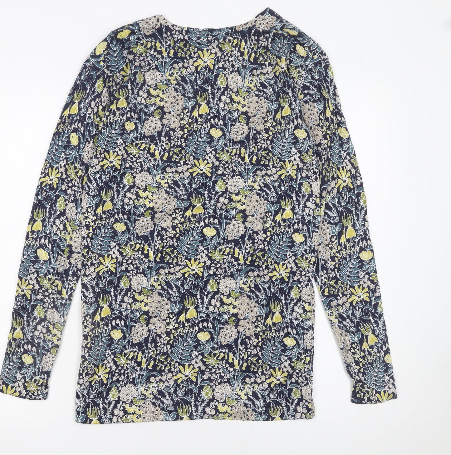 Next Women’s Multicoloured Floral Cotton Knit Jumper Size 8