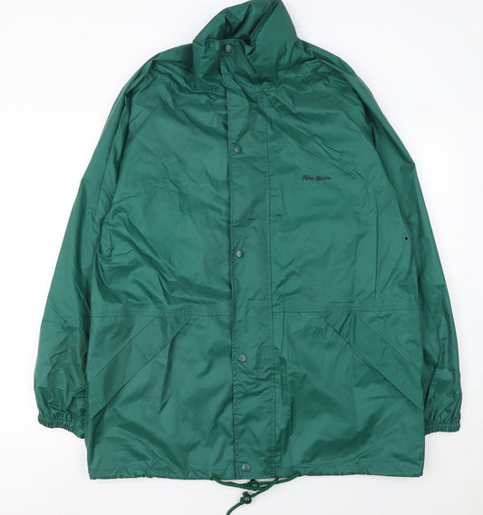 Peter Storm Men’s Green Waterproof Rain Jacket M 38in Hiking Outdoor