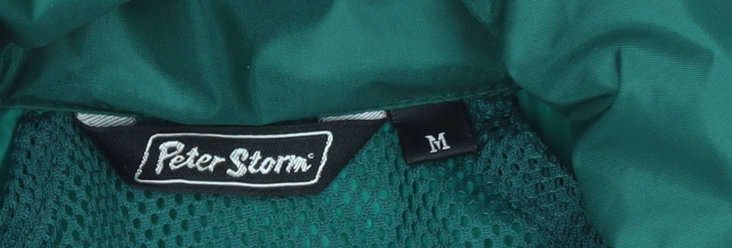 Peter Storm Men’s Green Waterproof Rain Jacket M 38in Hiking Outdoor