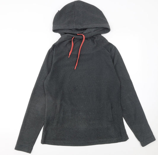 Ayacucho Women’s Dark Grey Fleece Pullover Hoodie XS