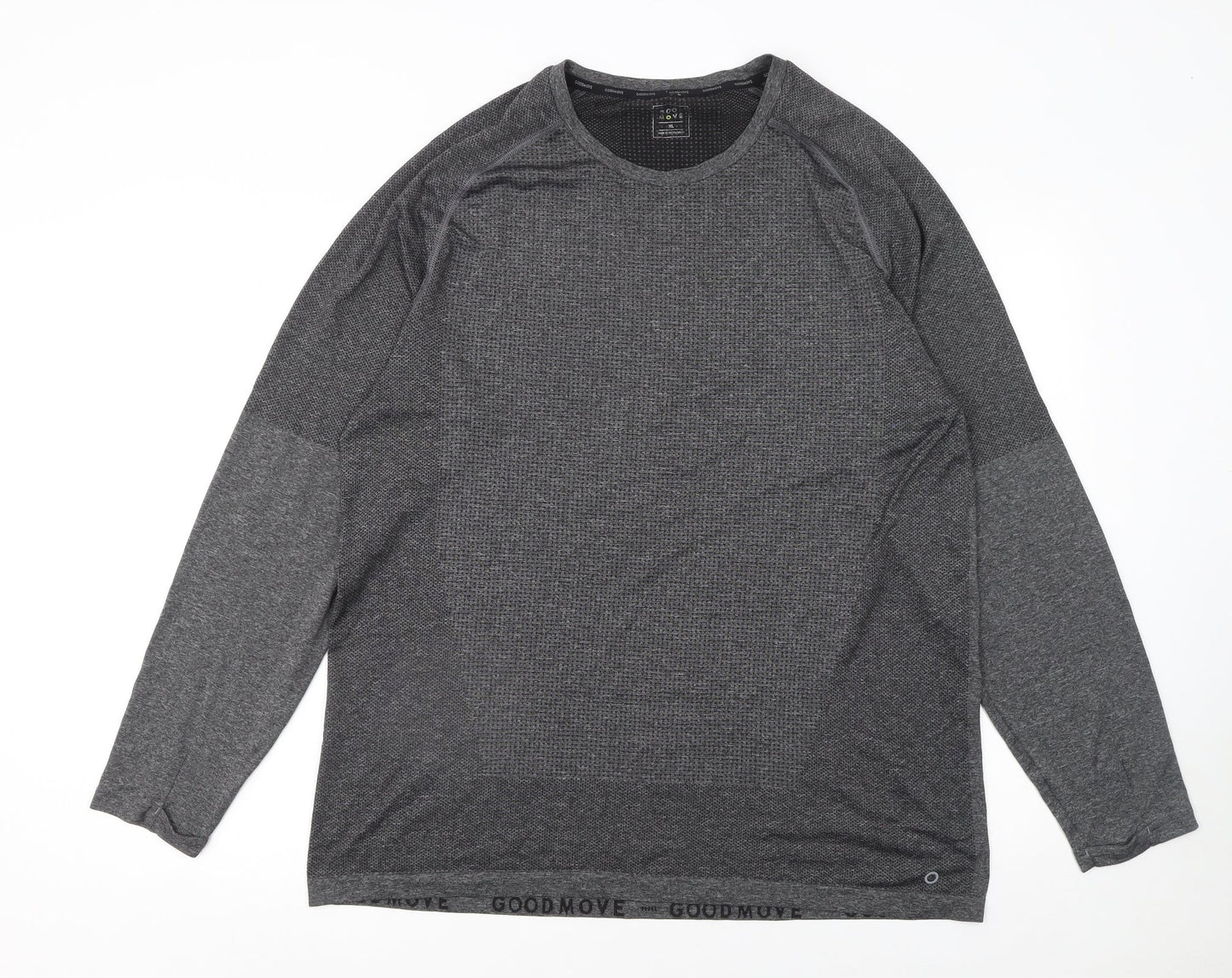 Goodmove Women's Grey XL Long Sleeve Activewear Top