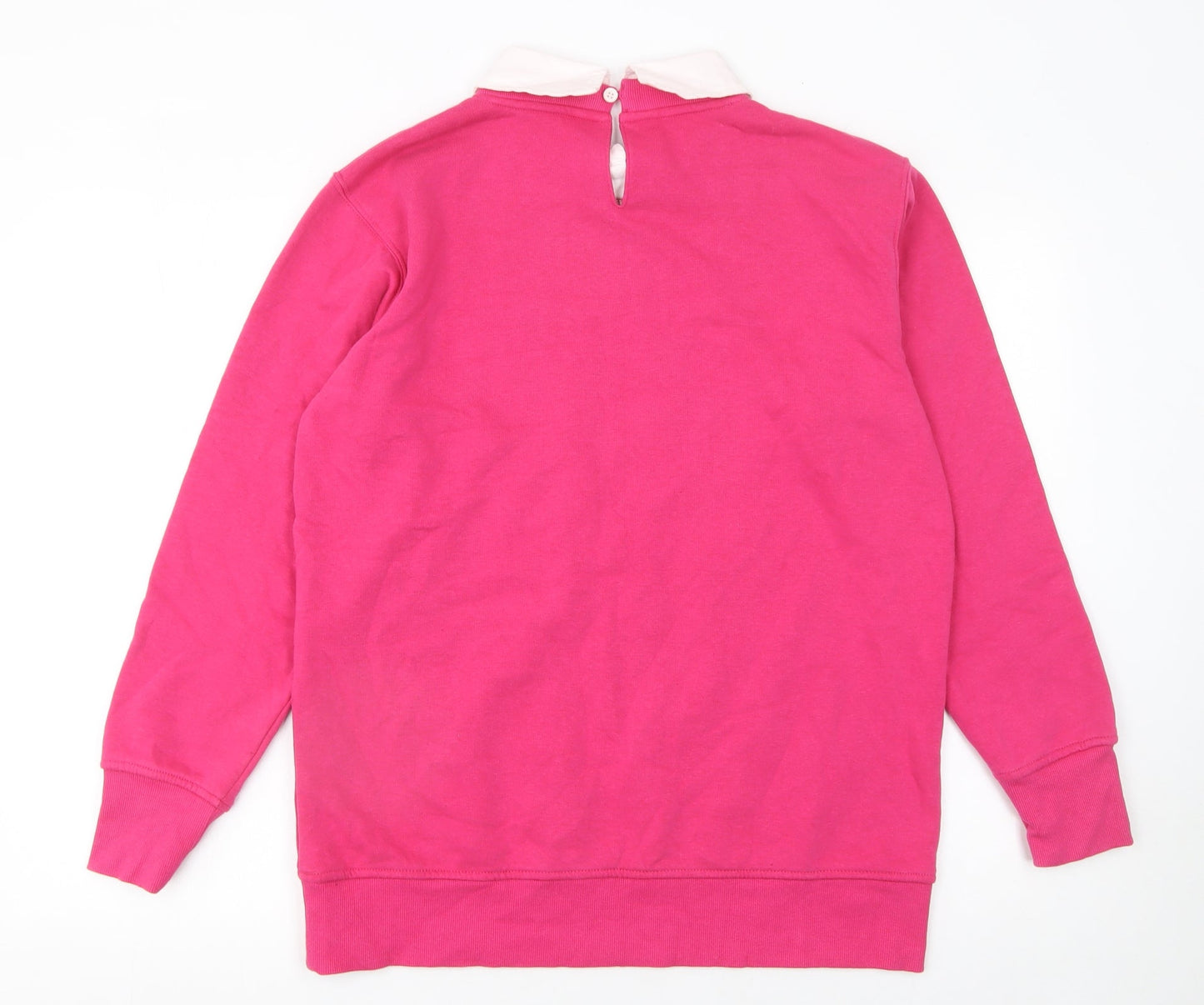 Tu Women Pink Crew Neck Pullover Sweatshirt M California Print