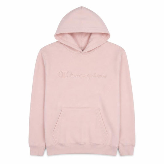 Champion Womens Pink Hooded Pullover Sweatshirt Size L