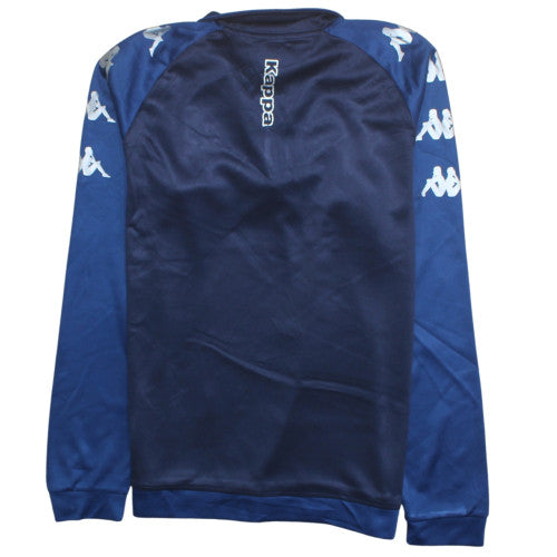Kappa Mens Blue 1/4 Zip Sports Sweatshirt Medium Lightweight