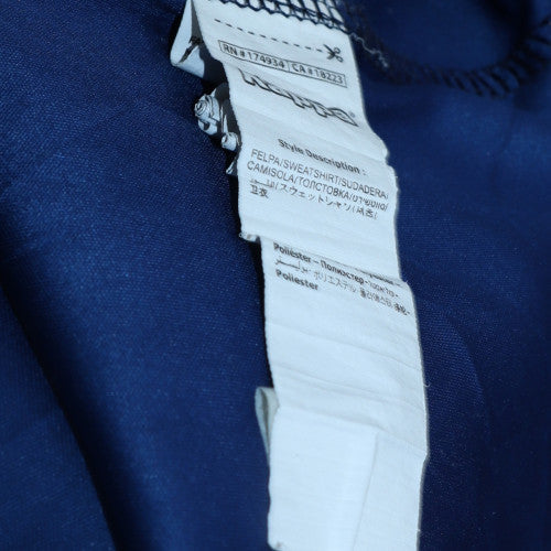 Kappa Mens Blue 1/4 Zip Sports Sweatshirt Medium Lightweight