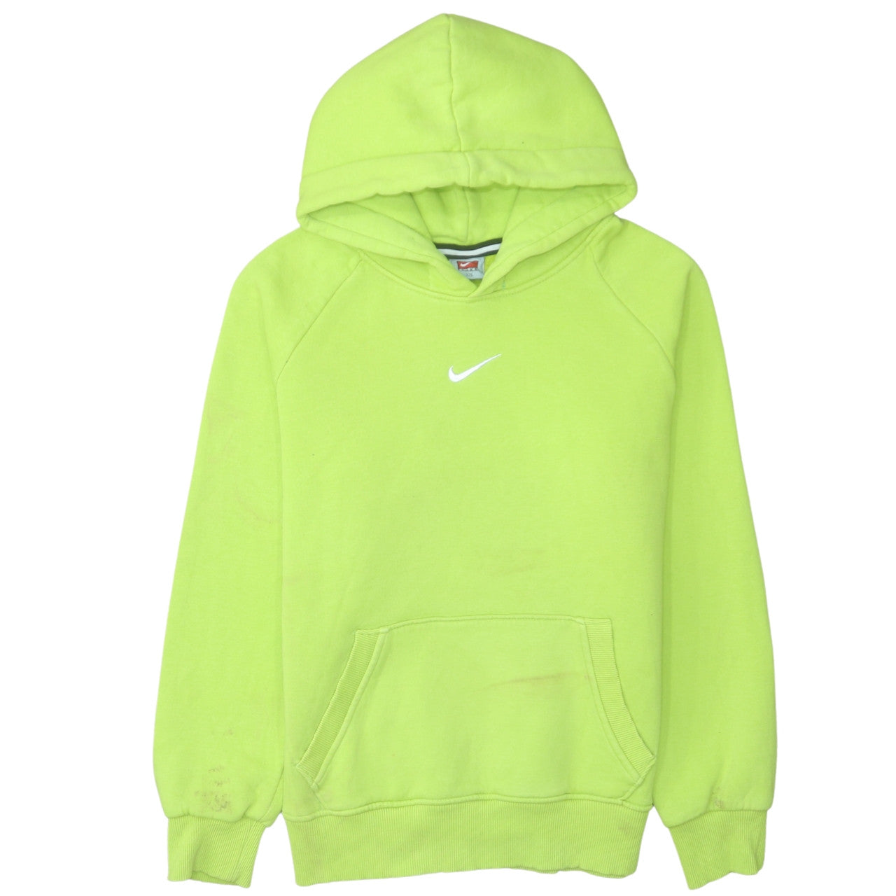 Nike Womens Lime Green Pullover Hoodie XXL Relaxed Fit Sweatshirt
