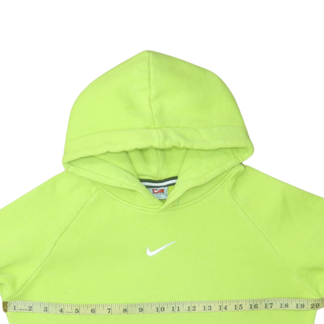 Nike Womens Lime Green Pullover Hoodie XXL Relaxed Fit Sweatshirt