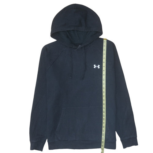 Under Armour Men's Black Pullover Hoodie Size L Loose Fit ColdGear