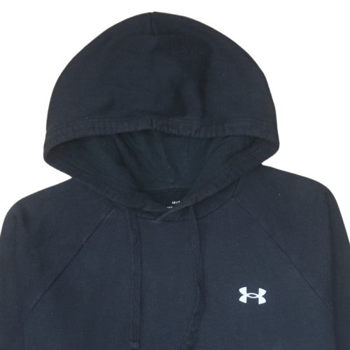 Under Armour Men's Black Pullover Hoodie Size L Loose Fit ColdGear