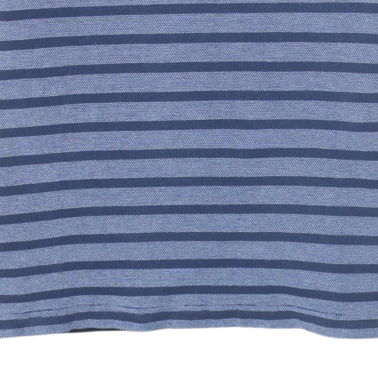 Fred Perry Men's Blue Striped Cotton Polo Shirt Size M