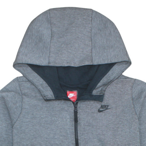 Nike Mens Grey XL Full Zip Hoodie Lightweight Sweatshirt