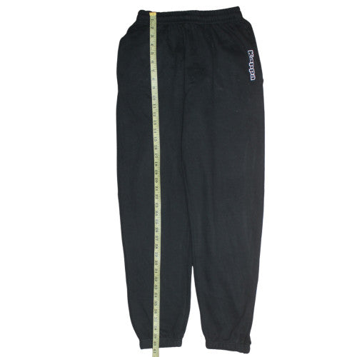 Kappa Men's Black Fleece Sweatpants Size L Regular Fit Activewear