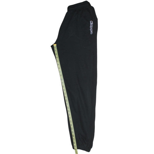 Kappa Men's Black Fleece Sweatpants Size L Regular Fit Activewear