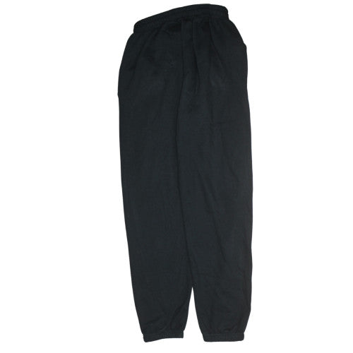 Kappa Men's Black Fleece Sweatpants Size L Regular Fit Activewear