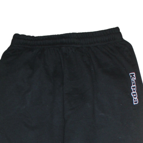 Kappa Men's Black Fleece Sweatpants Size L Regular Fit Activewear