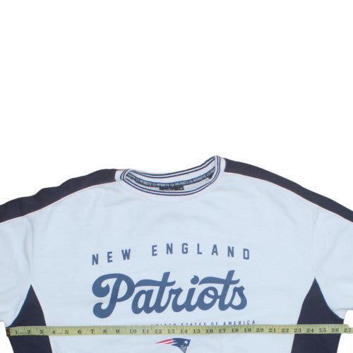 Primark Men’s White XL Pullover Sweatshirt New England Patriots Logo