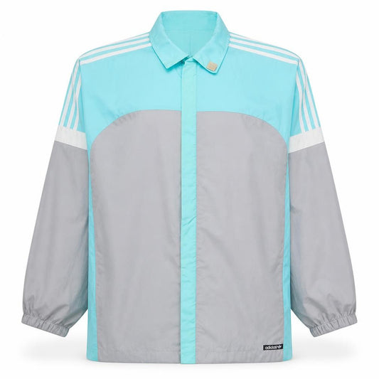 adidas Men's Blue Vintage Windbreaker Jacket Size M Retro Sportswear