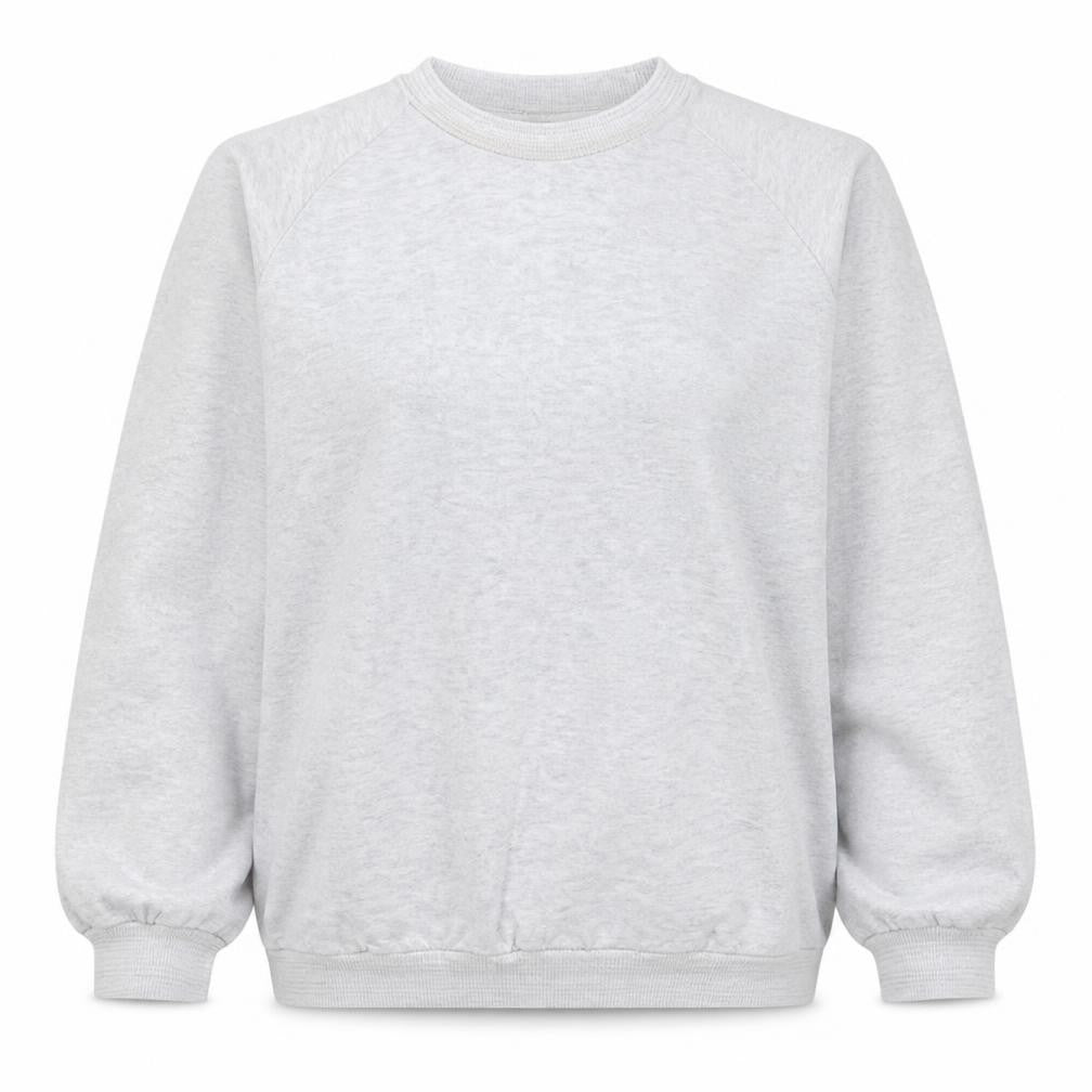 Nike Womens Grey Embroidered Pullover Sweatshirt Size L
