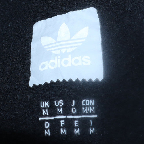 Adidas Mens Black Pullover Hoodie Medium Fleece Sportswear