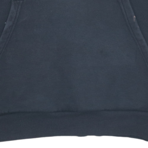 Adidas Mens Black Pullover Hoodie Medium Fleece Sportswear