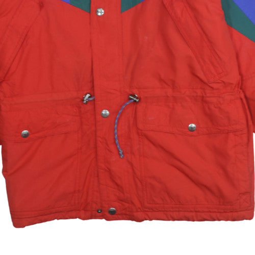 Fila Magic Line Men's Red XL 90s Hooded Parka Jacket