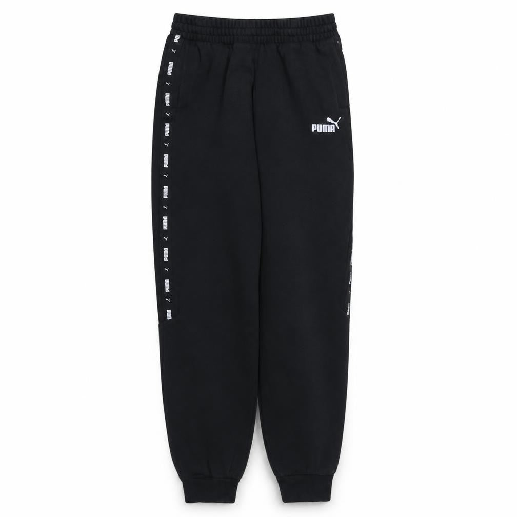 Puma Boys Black Jogger Sweatpants 15-16 Years Regular Fit Activewear