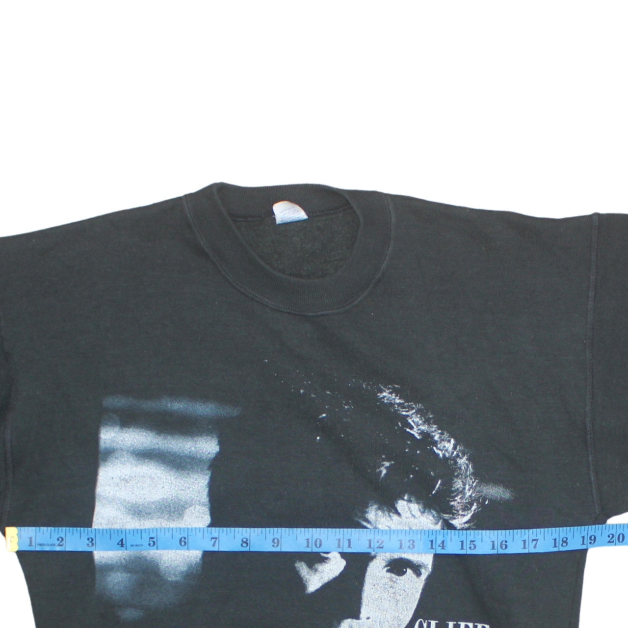 Vintage USA Cliff Richard Black Sweatshirt Women M 30th Anniversary Tour '88