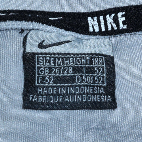 Nike Women Grey Crew Neck Pullover Sweatshirt M Relaxed Fit