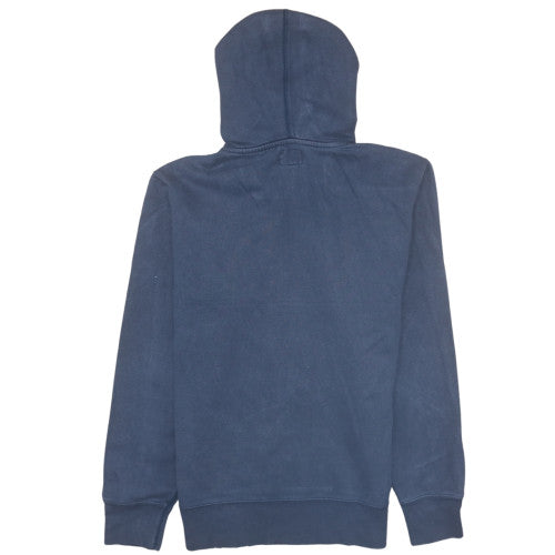 Diesel Men's Blue Pullover Hoodie M Graphic Print Cotton