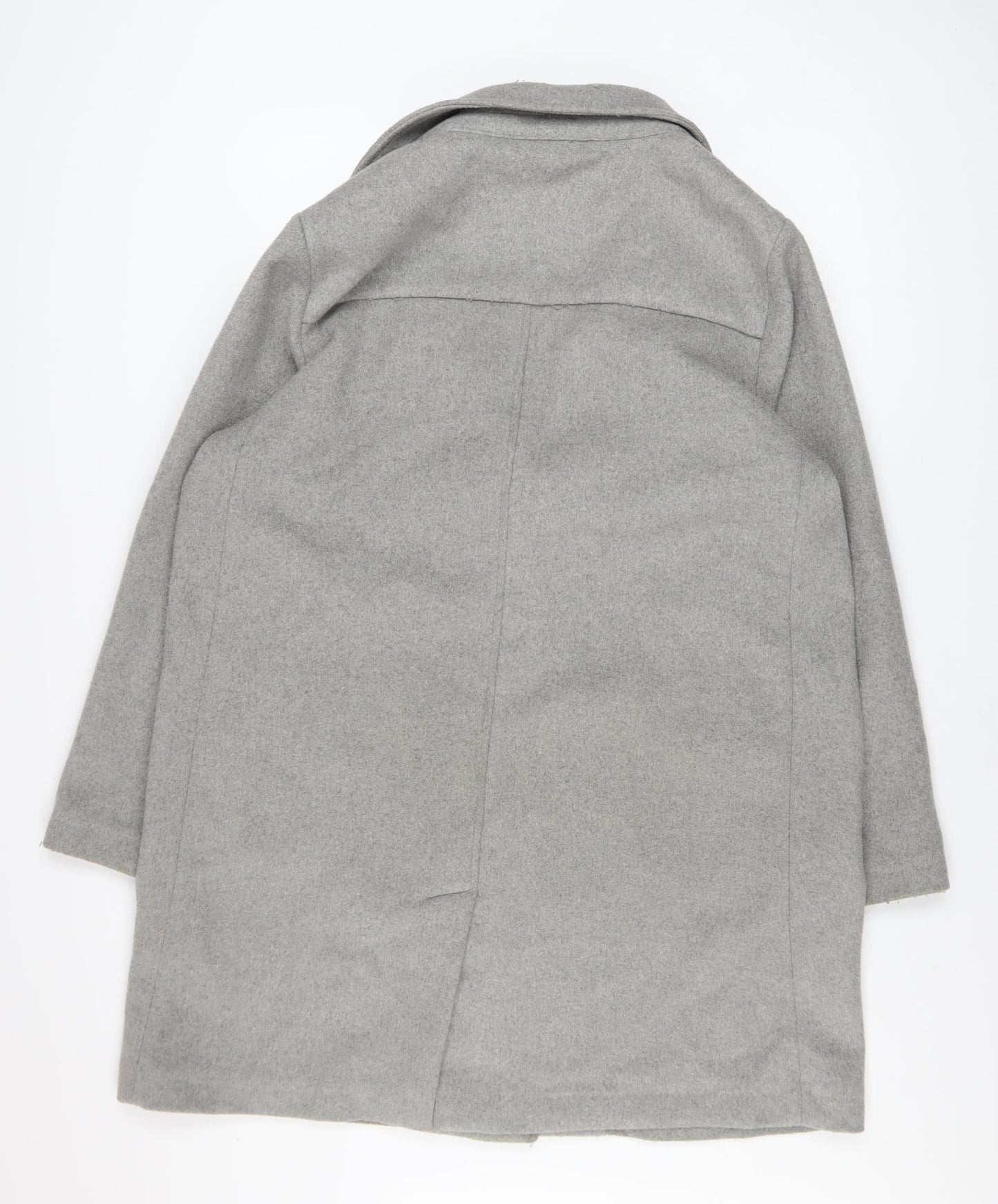 Fat Face Women’s Grey Wool Blend Mid-Length Coat Size 20