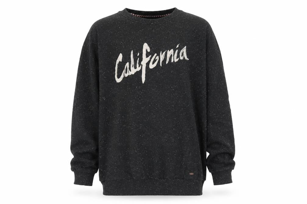 O'Neill Men's Black California Graphic Knit Sweatshirt Size S