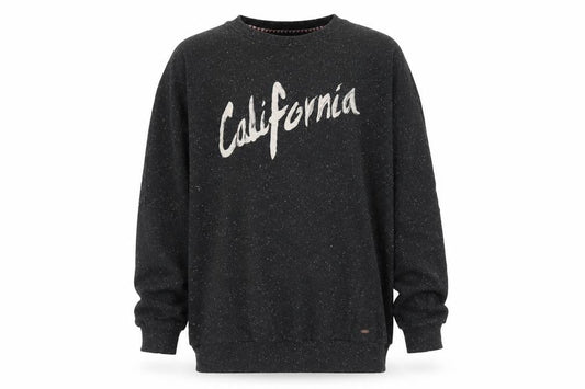 O'Neill Men's Black California Graphic Knit Sweatshirt Size S