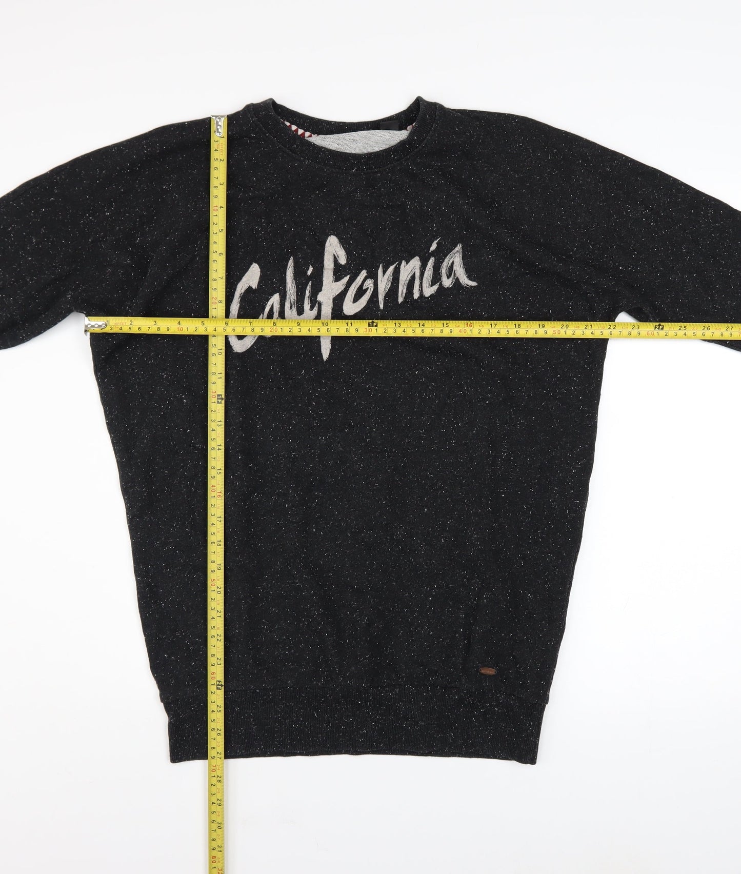 O'Neill Men's Black California Graphic Knit Sweatshirt Size S